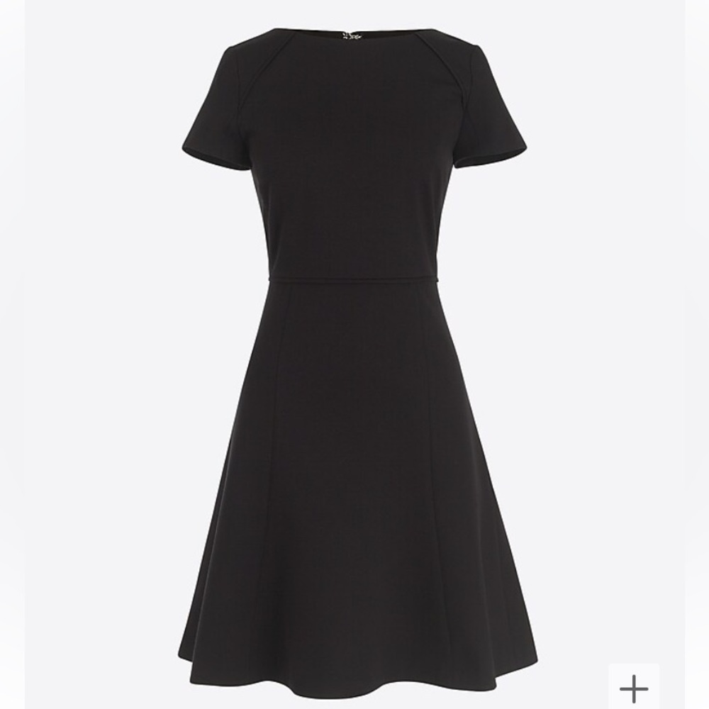 J Crew ponte dress - black